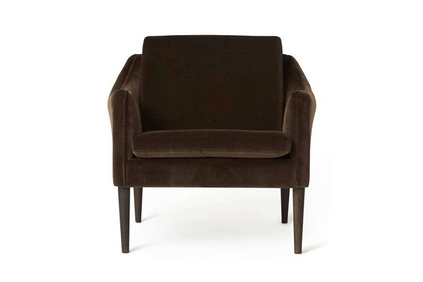 Designed by Hans Olsen for Warm Nordic, the Mr Olsen Lounge Chair comes in 8 different velvet upholstery fabrics; $3,