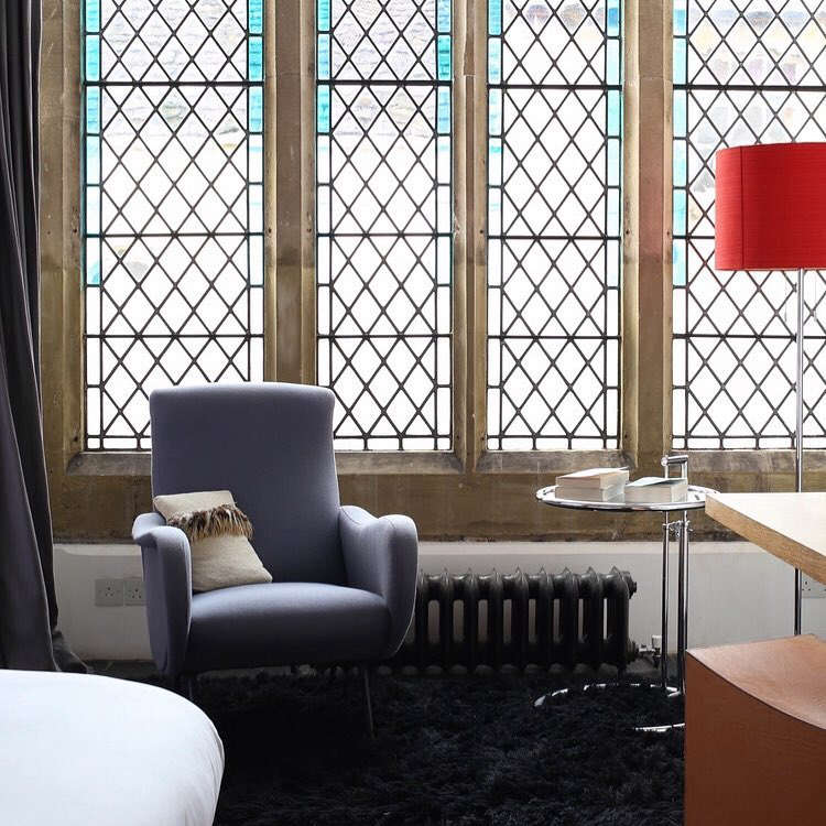Over the restaurant, there are five bedrooms. Photograph courtesy of At the Chapel.