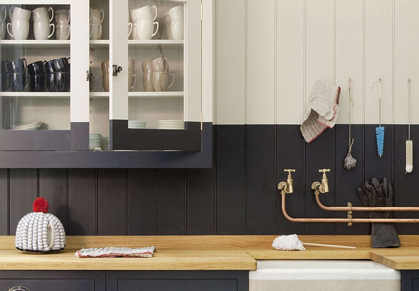 The British Standard line includes glazed wall cabinets as well.