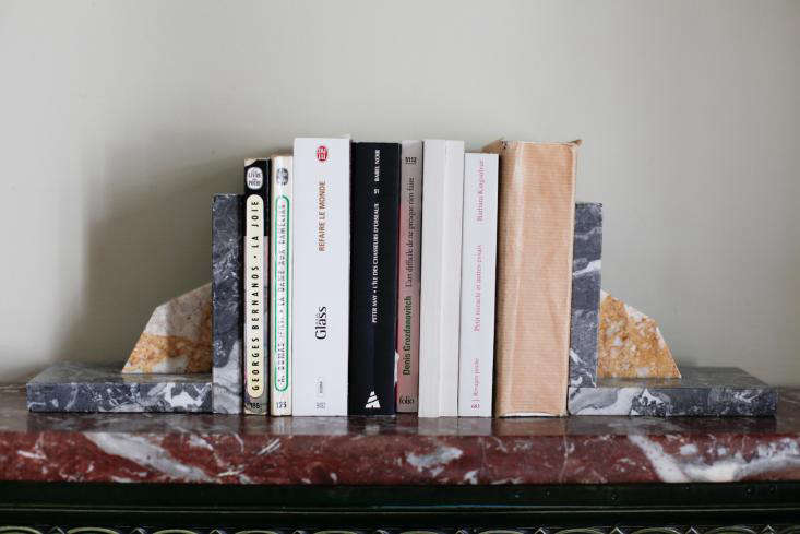 Marble scraps as bookends in Done/Undone with Clarisse Demory in Paris.