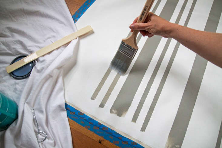 Diy The Swedish Striped Canvas Floorcloth Remodelista