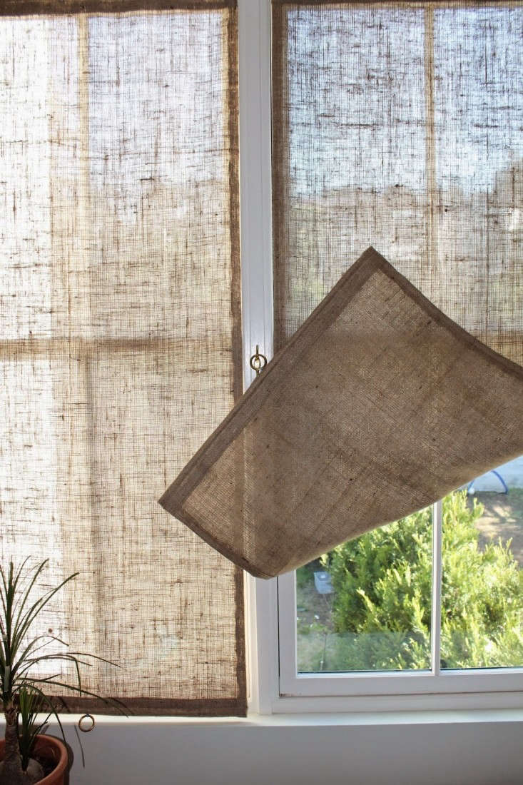 The Shingled House Diy Easy Burlap Shades For Less Than 20 Each
