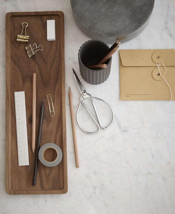 Goods We Love, New York importers of the best of Scandinavian design. Shown here, the company showroom: co-owner (and supermodel) Camilla Vest