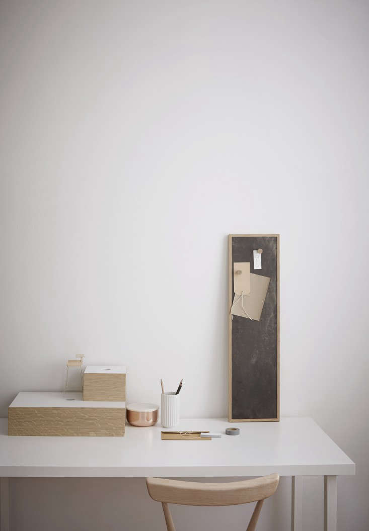 Goods We Love, New York importers of the best of Scandinavian design. Shown here, the company showroom: co-owner (and supermodel) Camilla Vest