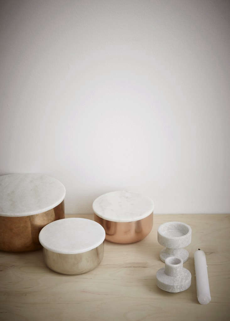 Goods We Love, New York importers of the best of Scandinavian design. Shown here, the company showroom: co-owner (and supermodel) Camilla Vest