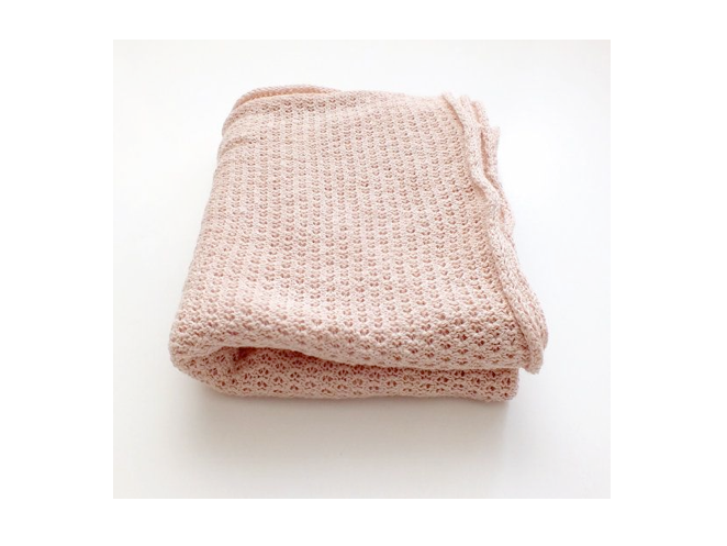 linen baby blanket