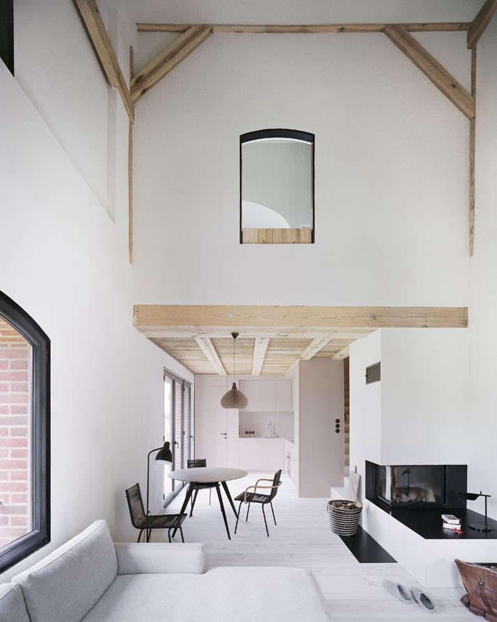 A Renovated Barn By Berlin Architect Star Thomas Kröger Remodelista The Barn S Apartment Is In A Connecting Structure With Its Own Entrance It Has