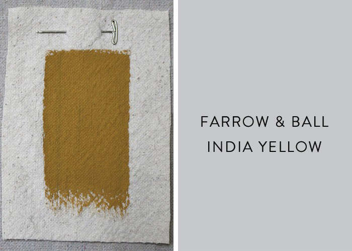 Palette Paints India Inspired Paint Colors Above Farrow Ball S India Yellow Has A Colorful Past The Pigment On Which It Is Based Was First Available In England 18th Century