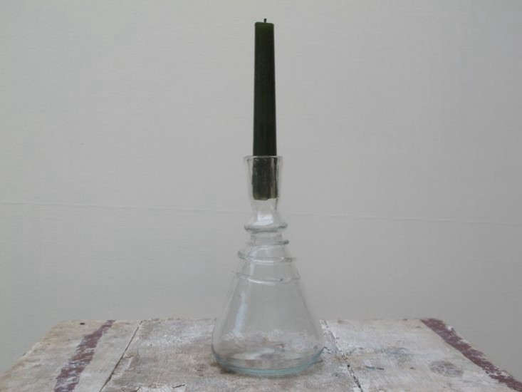 La Soufflerie makes a series of blown glass candlestick holders that also work as vases. In London the glassware is carried by Ben Pentreath and the Conran shop, among others; Paris shops include Merci, Thalia, Stanislas Draber, and Winter Dreams.