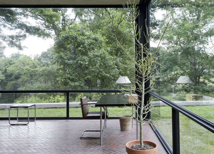 Alexa visited Philip Johnson’s Glass House in New Canaan, Connecticut, recently (see 14 lessons to learn from Johnson). Photograph by Matthew Williams for Remodelista.