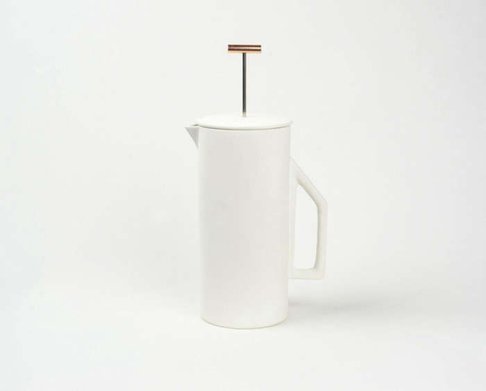 Beautiful Brew The Ceramic French Press from Yield Design Remodelista