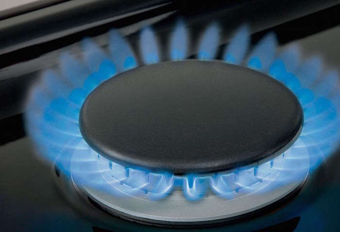 Wolf Gas Ranges have dual-stacked sealed gas burners with two tiers of flames: One delivers high heat, the other comes on for low-heat settings. Julie likes “the super firepower and the fact that it’s easy to adjust the flame to a slow simmer” on her Wolf range. Read our recent Viking Vs. Wolf Range debate. Photograph via Sub-Zero Wolf.