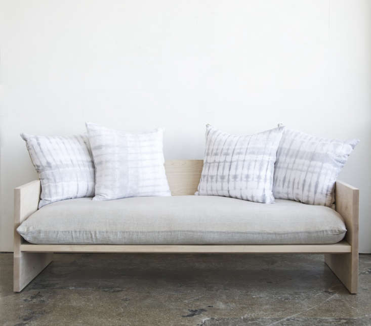 A Modern Daybed Sofa Hand Dyed Shibori Included Remodelista