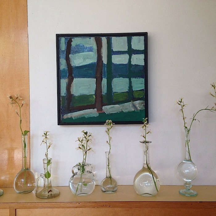 Julie’s collection of La Soufflerie vases.