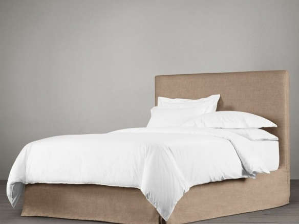 Belgian Parsons Slipcovered Headboard