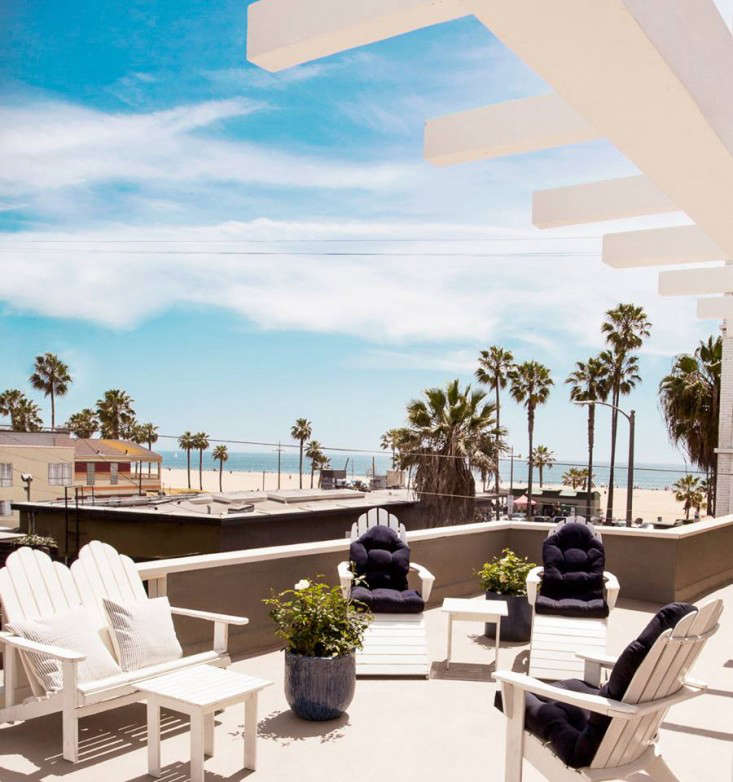 A Clubhouse For Creatives The Rose Hotel In Venice Remodelista Above The Abbot Kinney Suite Deck