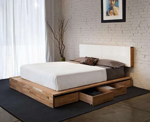 Storage Platform Bed Lax Storage Platform Bed