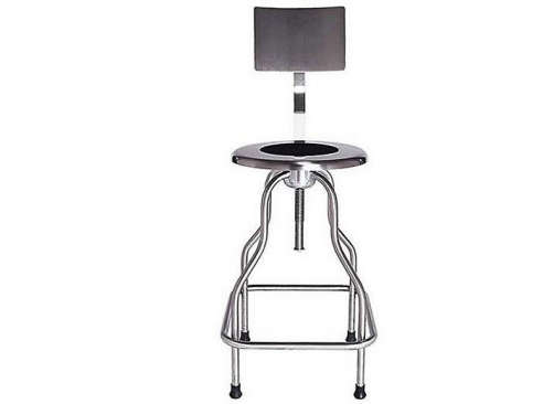 Precision Stool with Backrest