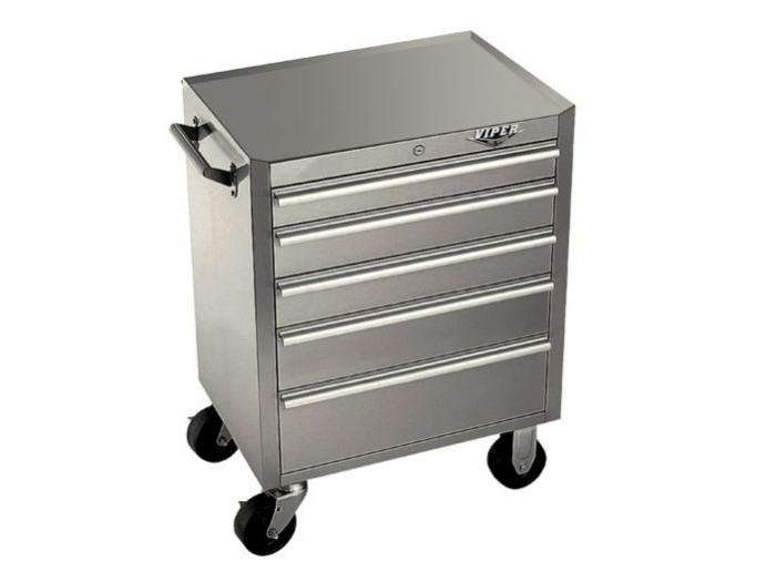Viper Tool Storage Five Drawer Rolling Cabinet