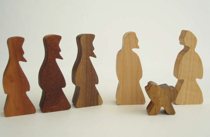 Simple Wooden Nativity Children S Wood Toy