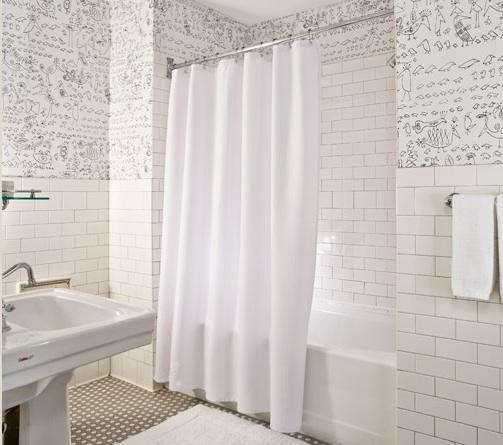 Hotel Shower Curtain Hotel Shower Curtain