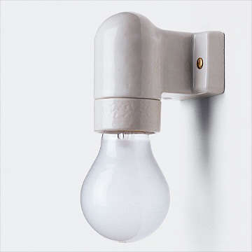 Thomas Hoof Porcelain Angle Mounting Light