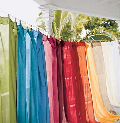 Walls Windows Floors Jewel Toned Voile Curtains Remodelista