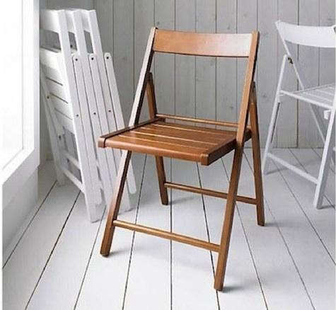 Rubberwood Folding Chairs