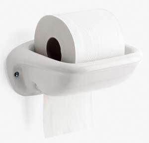 10 Easy Pieces Traditional Toilet Paper Holders Remodelista Above Lefroy Brooks Clic Spare Tissue Holder With Black Or White Ceramic Acorn Top 192 At Ira Woods