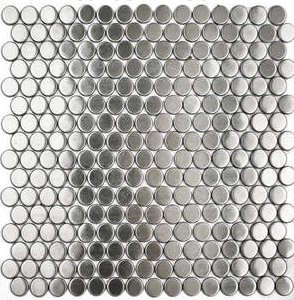 Steel Penny Round Tile Stainless Steel Penny Round Tile