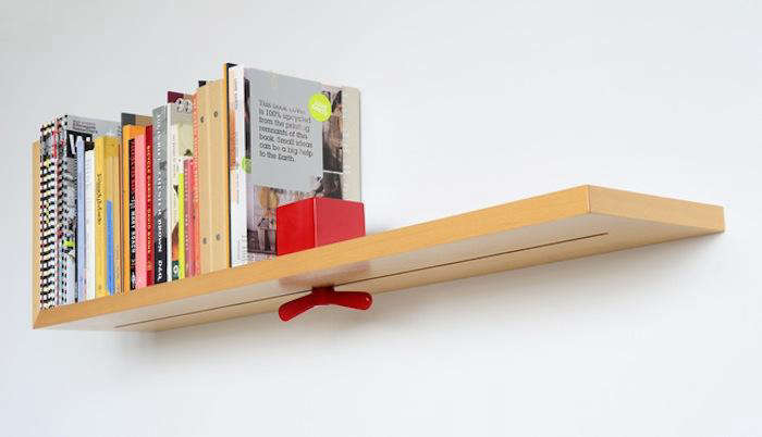 5 Favorites Bookshelves For Small E Living Remodelista Above Hold On By Colleen And Eric The Bookend Cube Wing Nut Is Made Of Powder Coated Aluminum Shelf Beech Wood