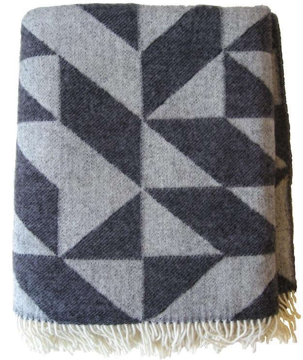 scandinavian graphic blankets remodelista