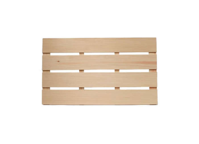 10 Easy Pieces Wooden Bath Mats Remodelista Above Canoe S Hinoki Bath Mat Is Designer In Smaller Proportions 24 Inches Long By 14 Wide Than Most 50 Each