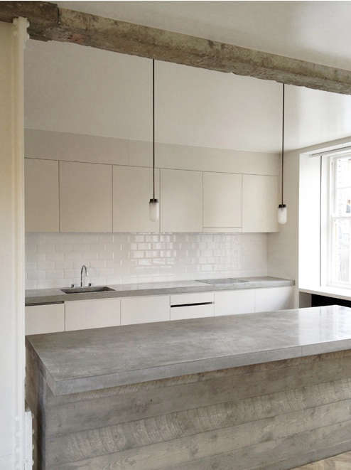 Design Sleuth Gas Light Pendants From Ize Remodelista Above A Pair Of Gas Light Pendants Designed By Architect David Kohn Illuminates The Kitchen