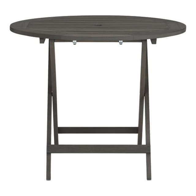 10 Easy Pieces Round Wood Outdoor Tables Remodelista