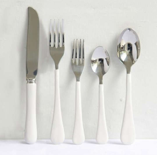 Tabletop Enamel Handled Flatware From Billy Cotton Remodelista Tabletop Enamel Handled Flatware From Billy Cotton