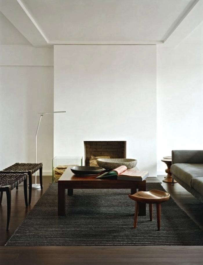 10 Favorites Minimalist Fireplaces From Members Of The Remodelista Above An Apartment In New York By Messana O Rorke Architects