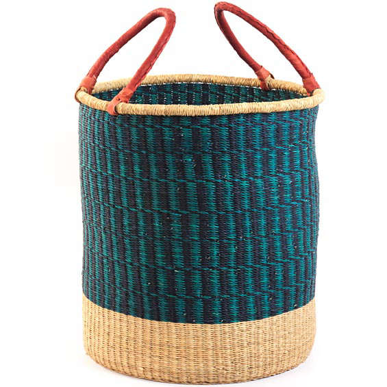 High Low Woven Laundry Basket Remodelista