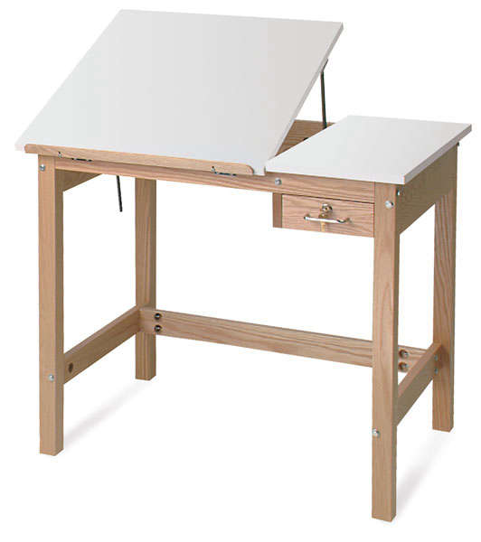 5 Favorites Longevity Promoting Standing Desks Remodelista Above The Solid Oak Smi Wooden Drafting Table From Blick Art Materials Doubles As A Standing Desk S Start At 429 For 42 Inch High 30 Wide