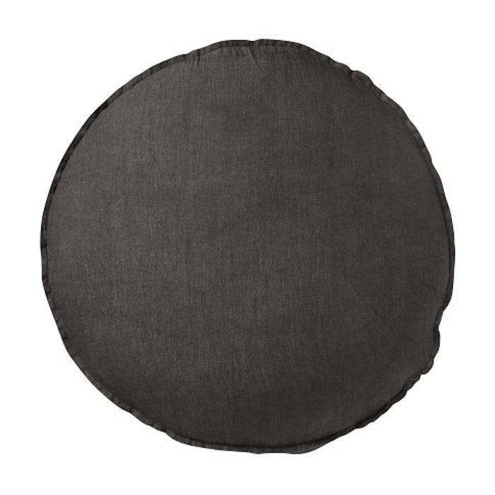 High/Low Round Linen Cushions Remodelista