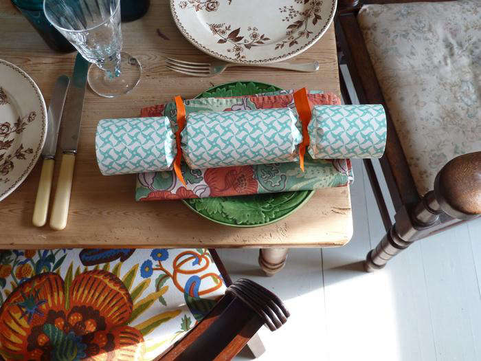 Crackers are a traditional addition to holiday tables in the UK, as seen here, in Holiday Tables Fit for an Englishman: Ben Pentreath’s City and Country Picks.
