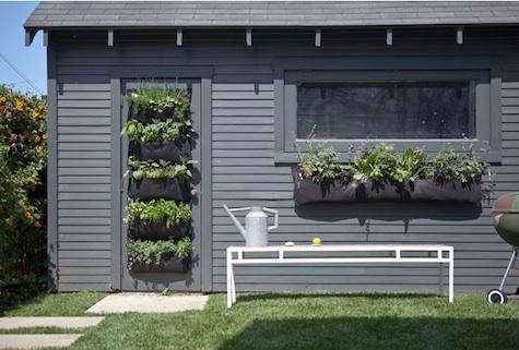 Outdoors Vertical Wall Planters From Woolly Pockets Remodelista