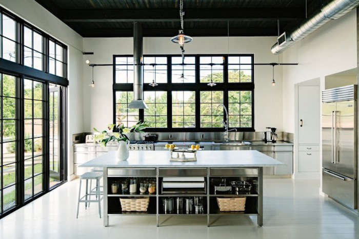 Inside a light-flooded home powered by solar panels; see more of the project in Loft Living: An Energy-Efficient Oasis in Portland, Oregon. For another home run on solar, see A Soulful, Monastic House in New Zealand, Japanese-Shaker Style Included.