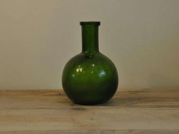 Download Dark Green Glass Bottle Yellowimages Mockups