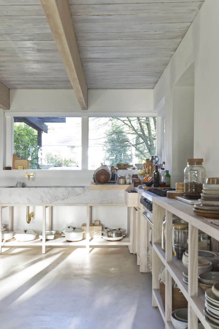 Kitchen Of The Week A Monumental Marble Countertop Remodelista