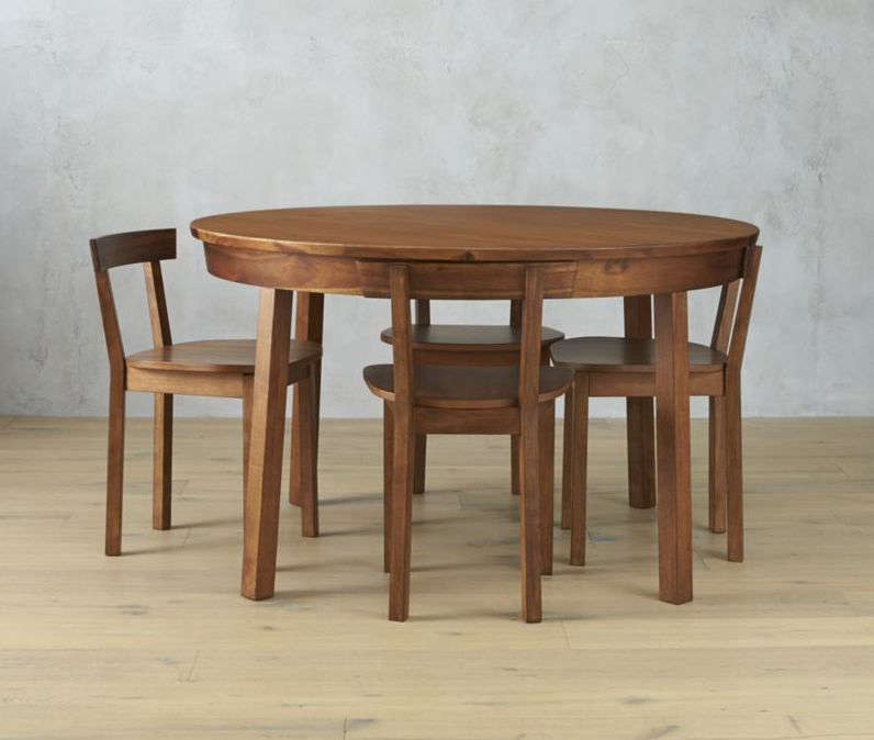 High Low Alvar Aalto Style Dining Table And Chairs Remodelista Claremont Table Chairs Remodelista Cb2