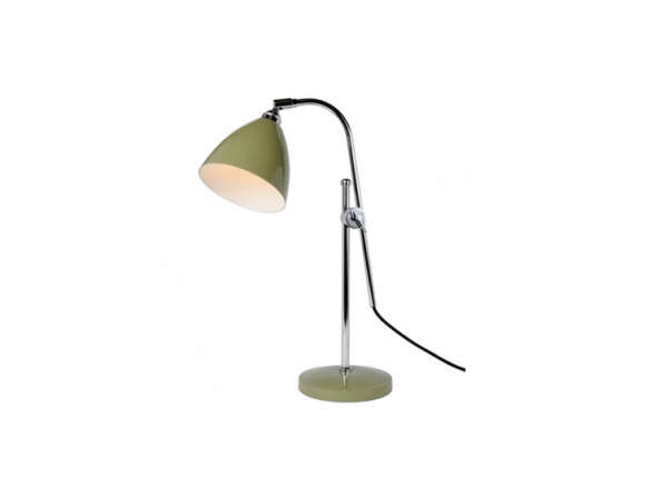 olive green table lamp