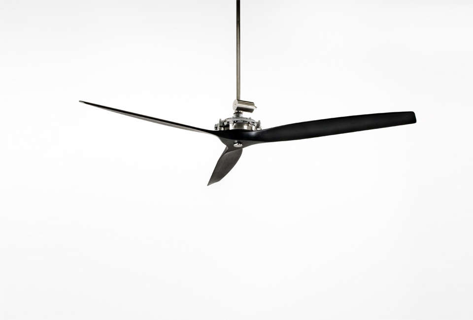 10 Easy Pieces Ceiling Fans Remodelista Designed By Giulio Gianturco For Boffi The Air Fan Is Available With Varnished Black And