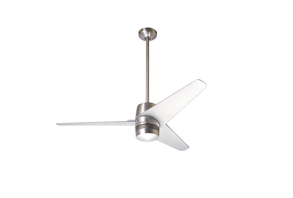 10 Easy Pieces Ceiling Fans Remodelista The Energy Star Approved Velo Ceiling Fan Comes In Nickel Shown And White