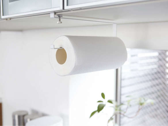 Yamazaki Usa Plate Under Shelf Paper Towel Holder